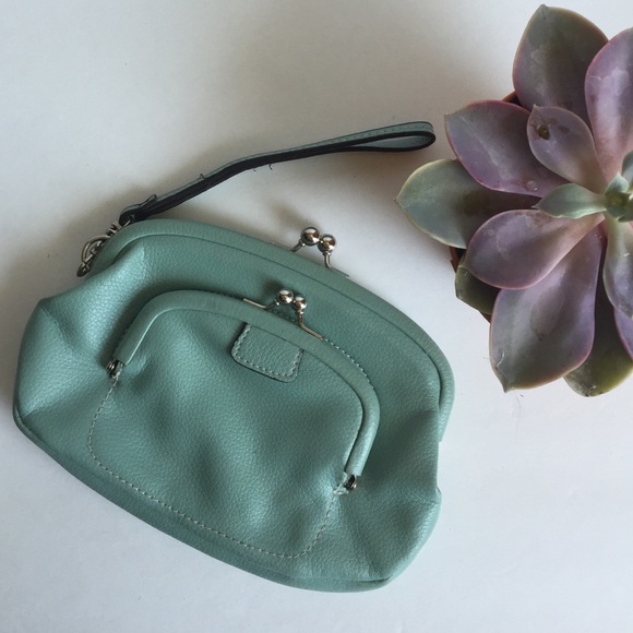 Mint Green Wristlet - Picture 1 of 3