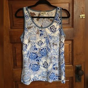 ASOS sheer floral tank