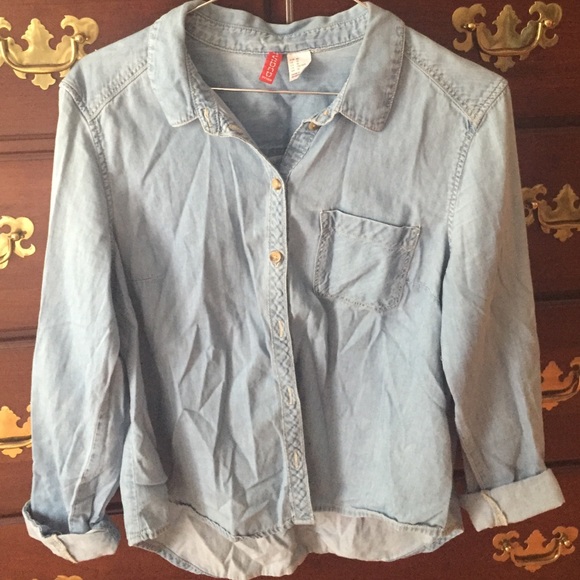 soft denim button down - Picture 1 of 1