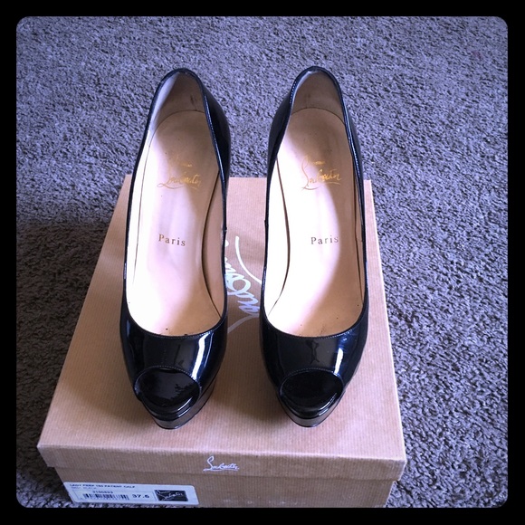 Christian Louboutin Lady Peep 150 Patent Calf