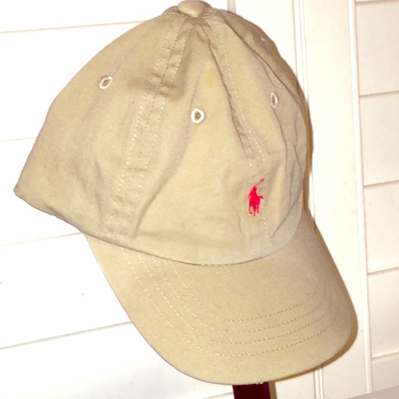 SALE! Toddler Kids Khaki Ralph Lauren Polo Hat Cap