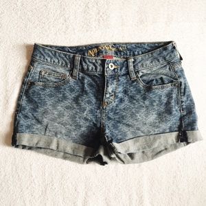 Aztec Denim Shorts