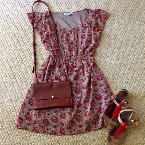 F21 rose sundress