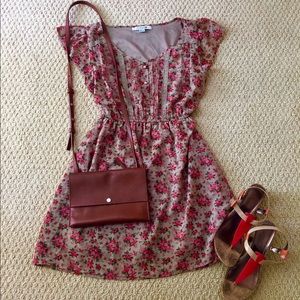 F21 rose sundress