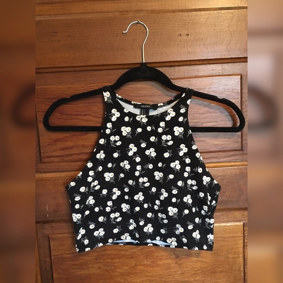 Floral crop top