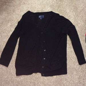 Black American Eagle Cardigan
