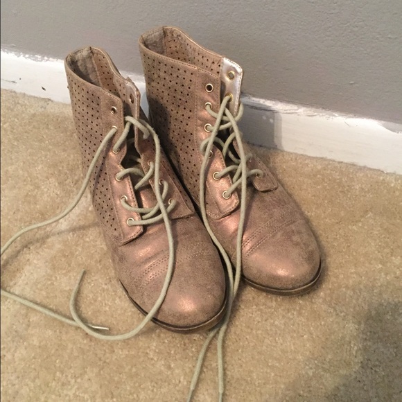 Shimmery Ankle Boots - Picture 1 of 3