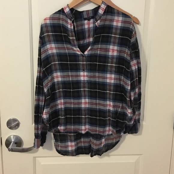 Madewell plaid tunic
