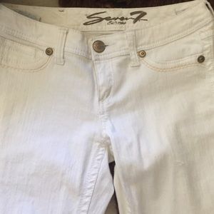 Seven7 Jeans/white boot cut size 28