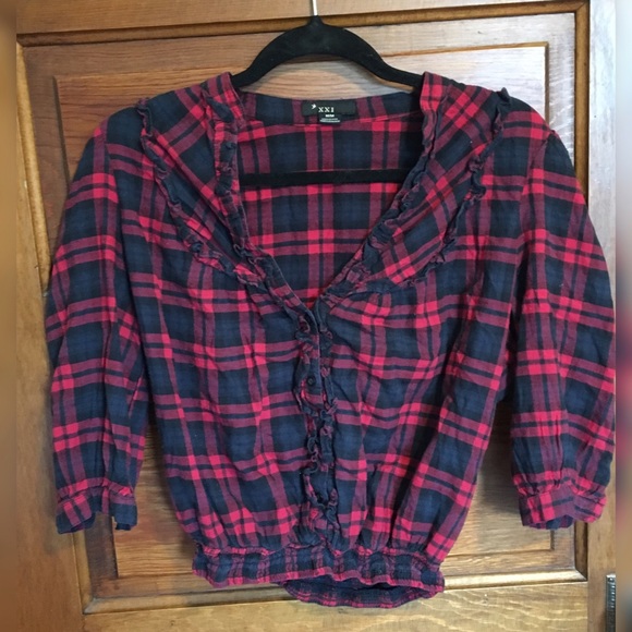 Cropped flannel