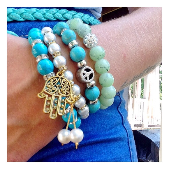 Handmade Jewelry - NWOT Boho Stacking Bracelet Bundle