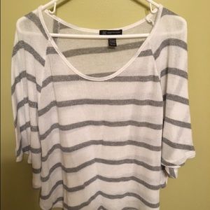 Lightweight summer sweater and camisole.