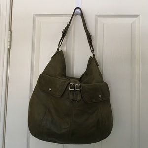 Leather purse by J. Crew