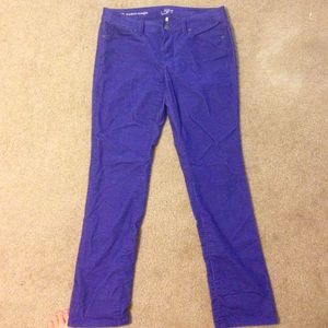 Ann Taylor LOFT modern straight corduroys