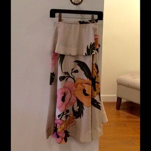 Tracy Reese Strapless Flounce Dress
