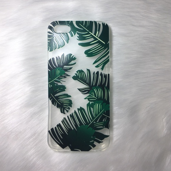 Soft shell clear tropical Palm tree iPhone case - Picture 2 of 2