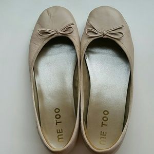 Me Too Beige Flats