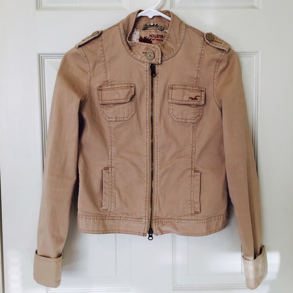 Hollister Lightweight Beige Jacket