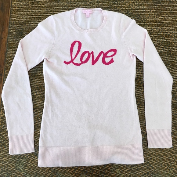 Lilly pulitzer love sweater clearance