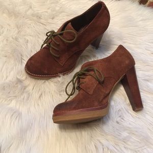 Brown BCBG booties