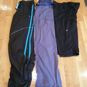 3 pairs Lululemon pants