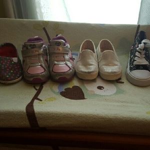 Little girls shoe lot