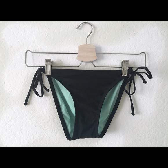 Black String Bikini Bottom