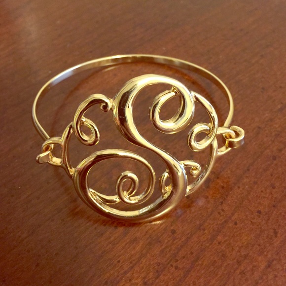 🎉Sale | monogram gold bracelet