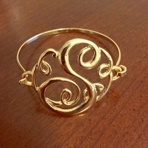 🎉Sale | monogram gold bracelet