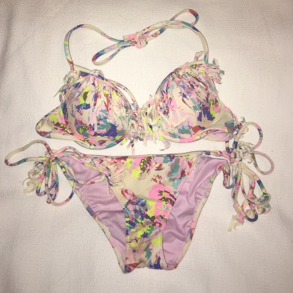 Victoria's Secret Fringe Swimsuit top & bottom