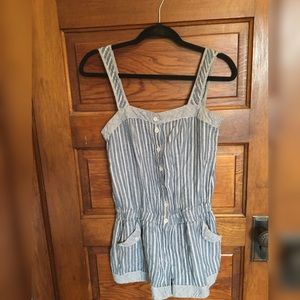 Striped romper