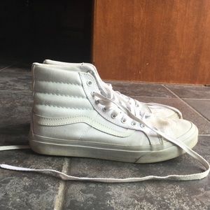 White Sk8-hi Women's Vans