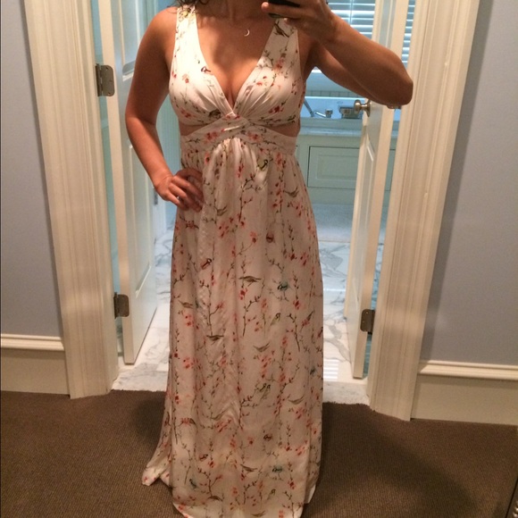 Lovely floral Zara maxi dress/gown