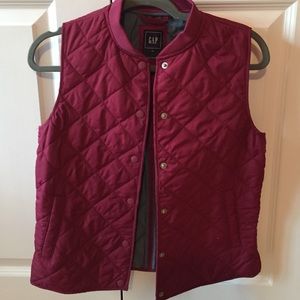 XS Burgundy Vest