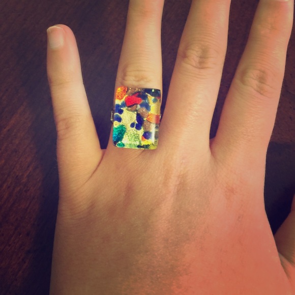 Murano Glass Ring Made in Italy