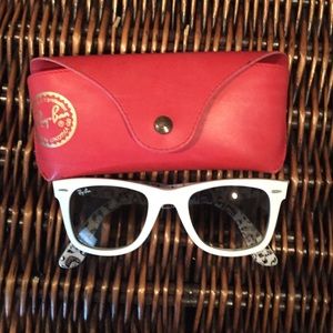 Ray-Ban white Wayfarer
