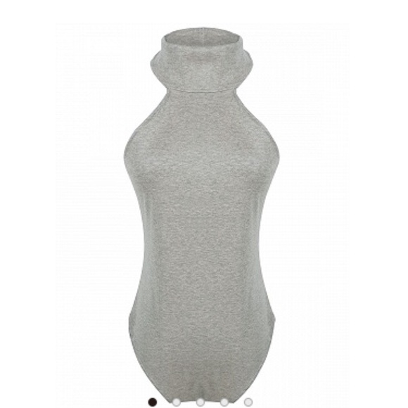 CHOISE Tops - Ribbed Halter Bodysuit