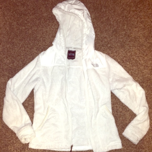 The North Face fleece zip up jacket with hood