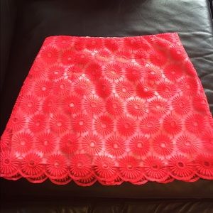 Lilly Pulitzer Neon Pink Skirt 00 Worn Once!