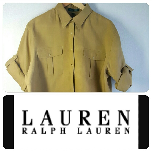 Lauren 100% linen shirt XL