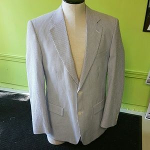 Men's Seersucker Blazer