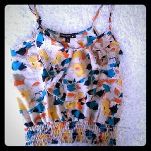 Colorful flower blouse