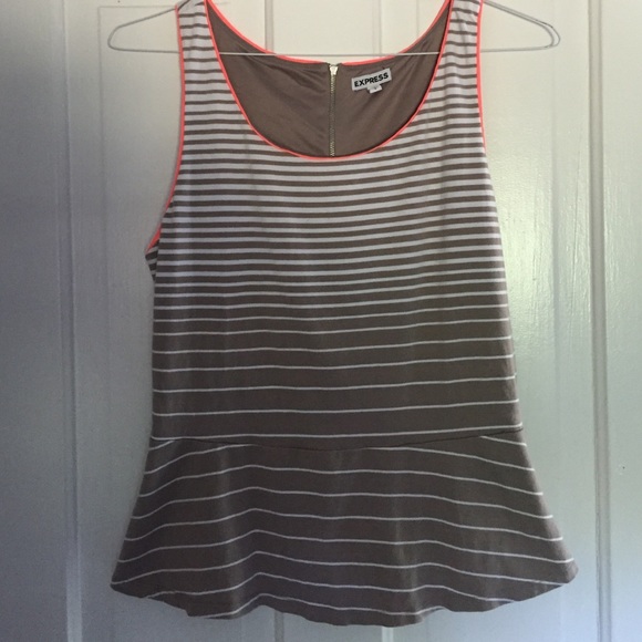 Express large peplum