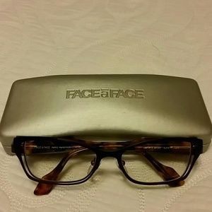 Face a face eyeglasses and sunglasses frame