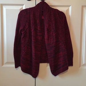 Blue and red sweater