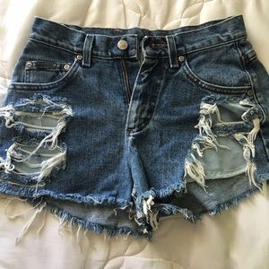 High wasted shorts