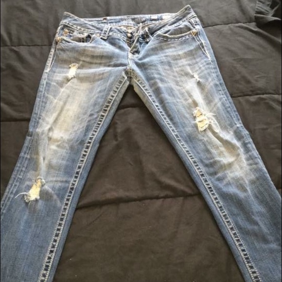 Distressed miss me skinny