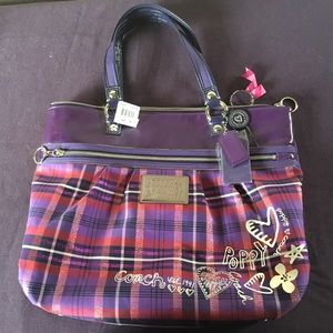NWT Coach Poppy Glam Tote