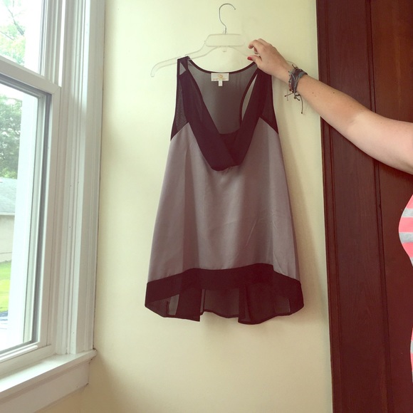 Black and Gray tank