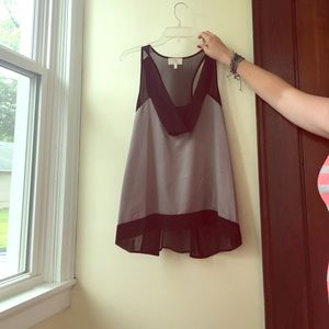 Black and Gray tank
